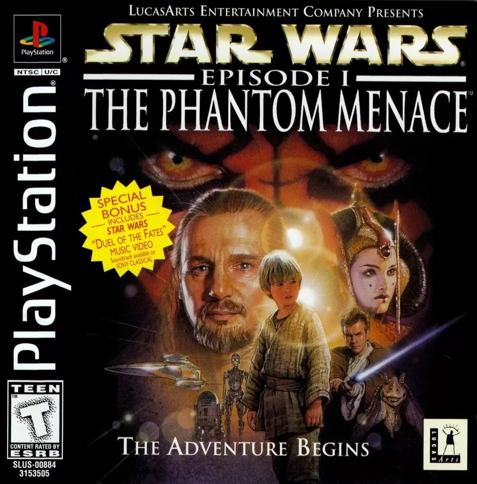 Playstation games - Star Wars: Episode I - The Phantom Menace