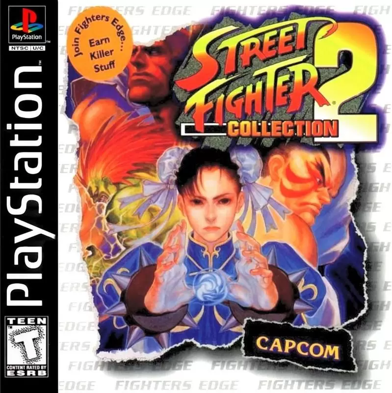 Jeux Playstation PS1 - Street Fighter Collection 2