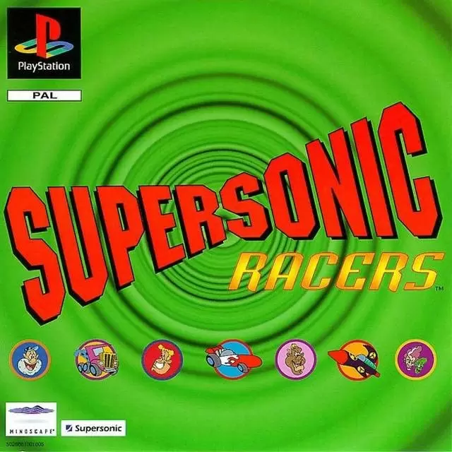 Jeux Playstation PS1 - Supersonic Racers