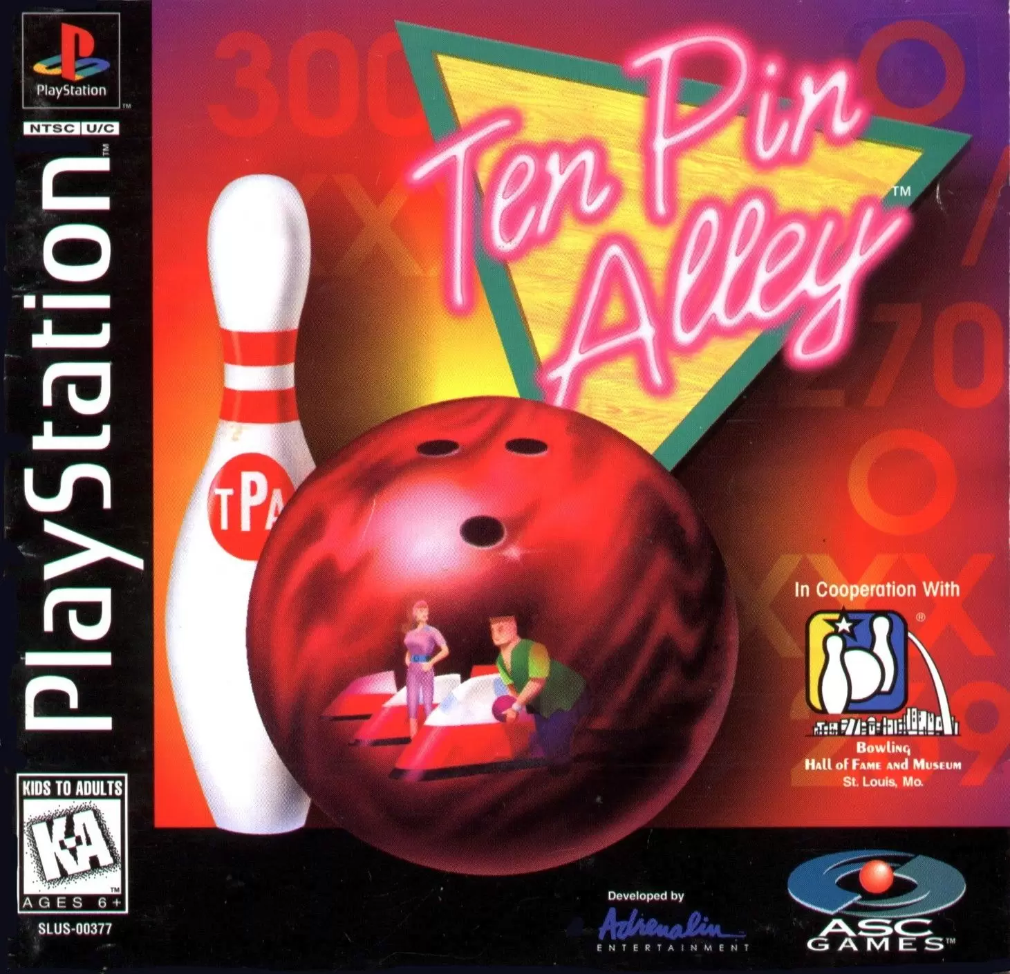 Jeux Playstation PS1 - Ten Pin Alley