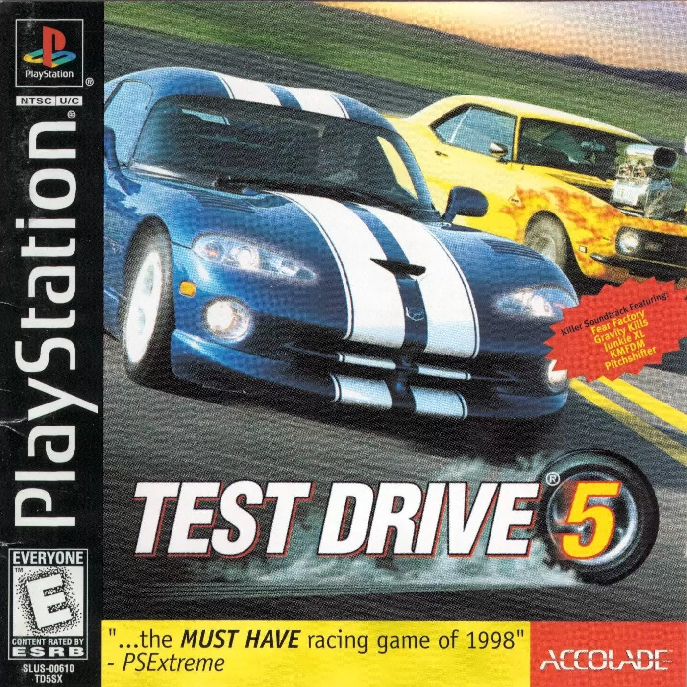 Jeux Playstation PS1 - Test Drive 5