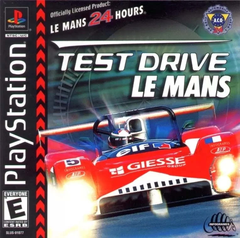 Jeux Playstation PS1 - Test Drive: Le Mans