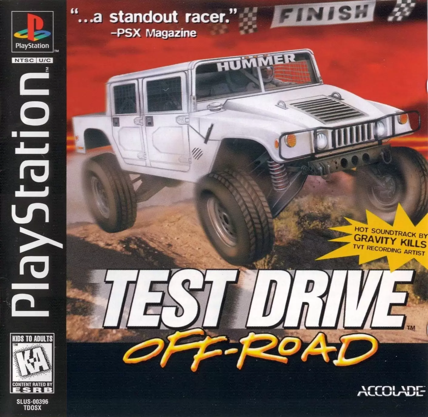 Jeux Playstation PS1 - Test Drive: Off-Road