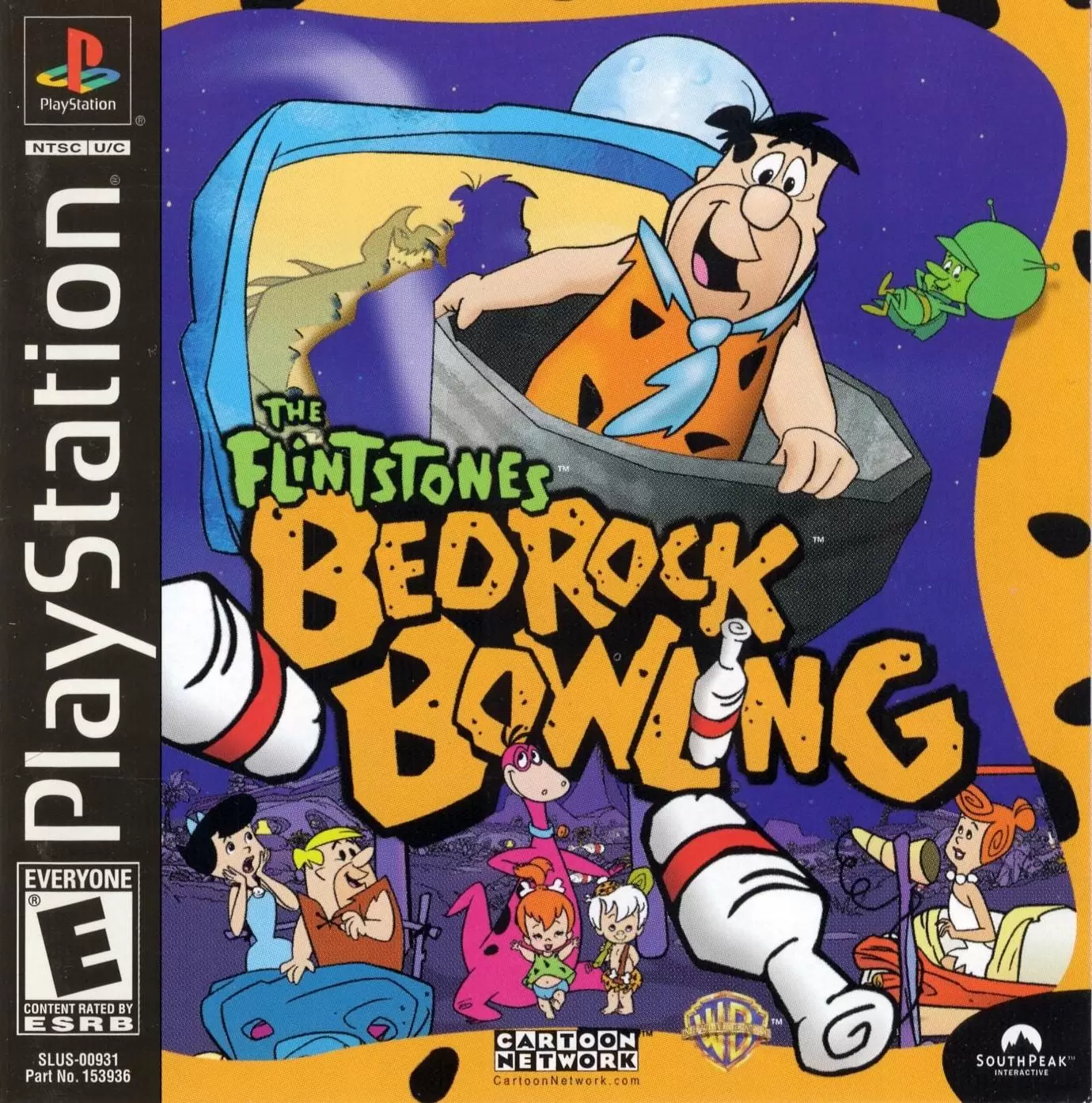 Jeux Playstation PS1 - The Flintstones: Bedrock Bowling