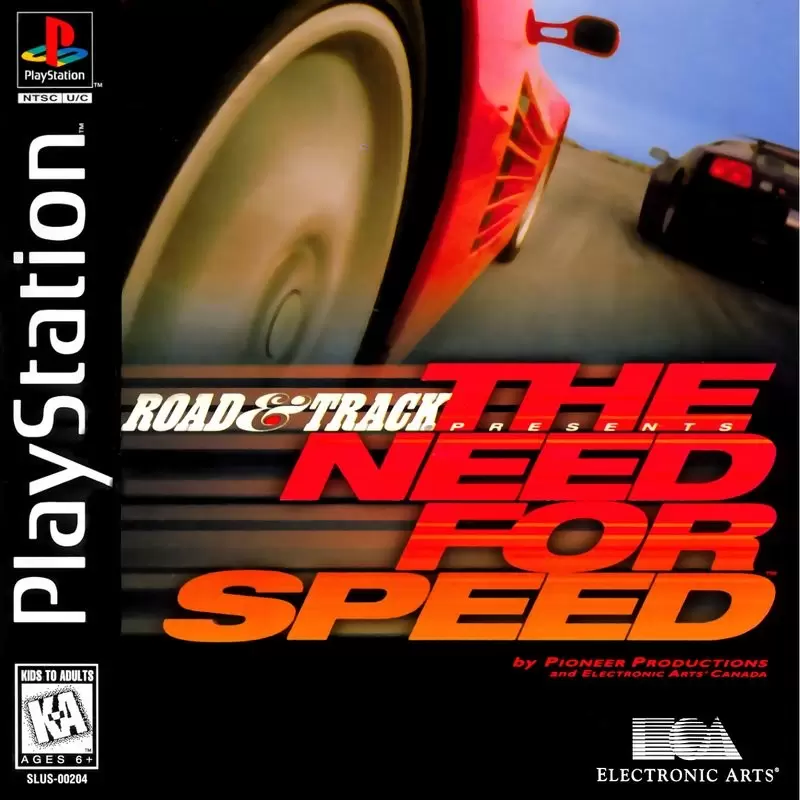 Playstation games - The Need for Speed