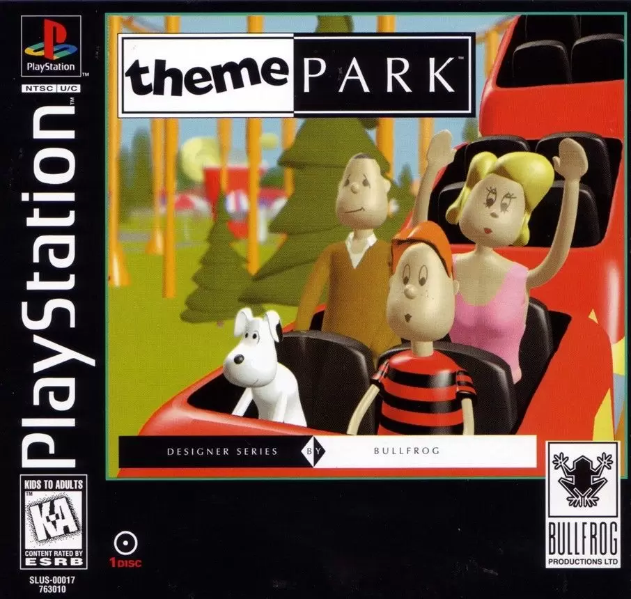 Jeux Playstation PS1 - Theme Park