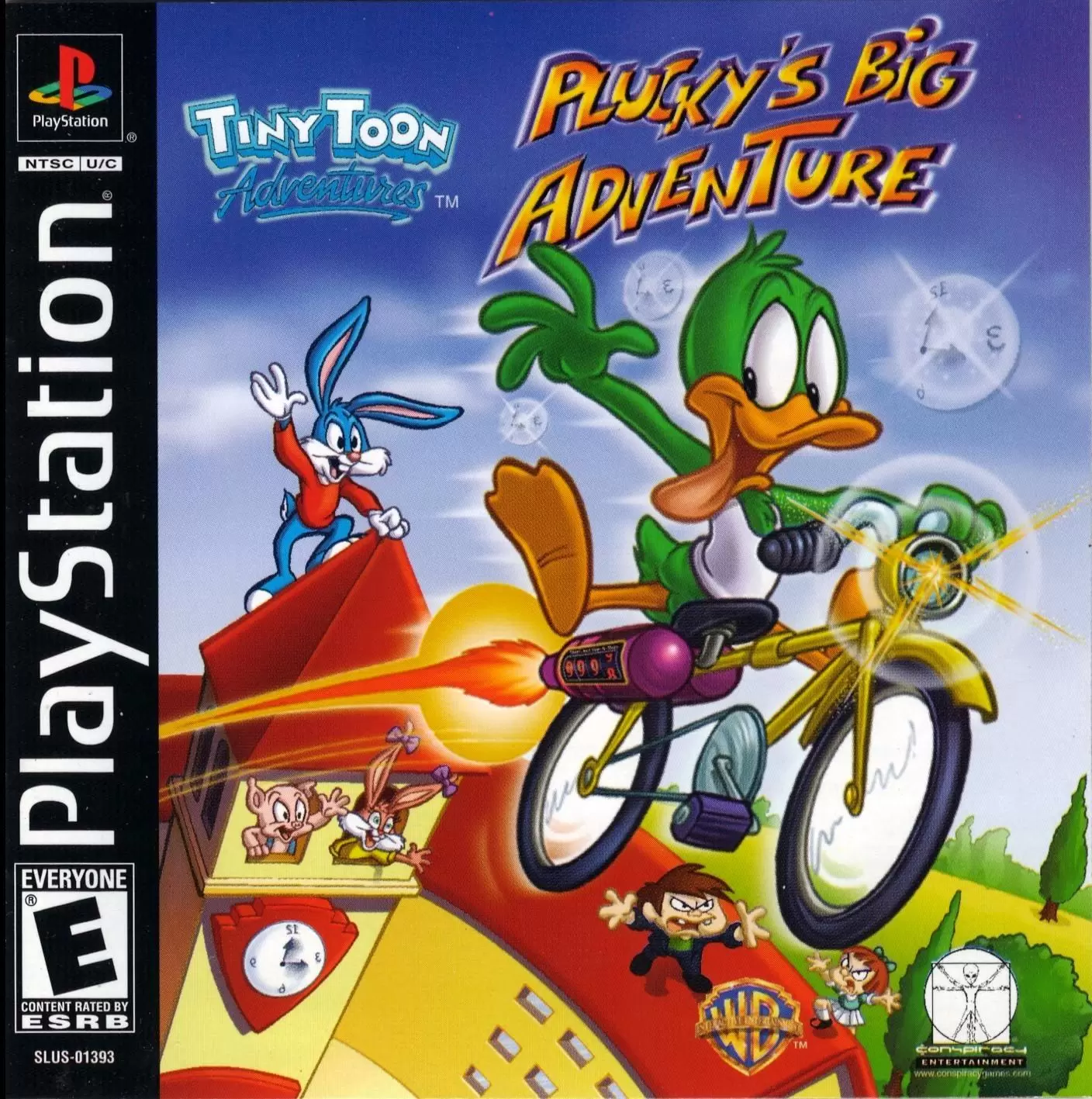 Playstation games - Tiny Toon Adventures: Plucky\'s Big Adventure