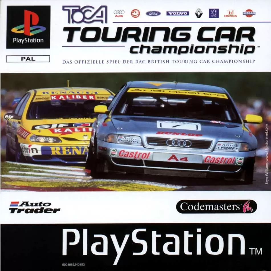 Playstation games - TOCA Touring Car Championship