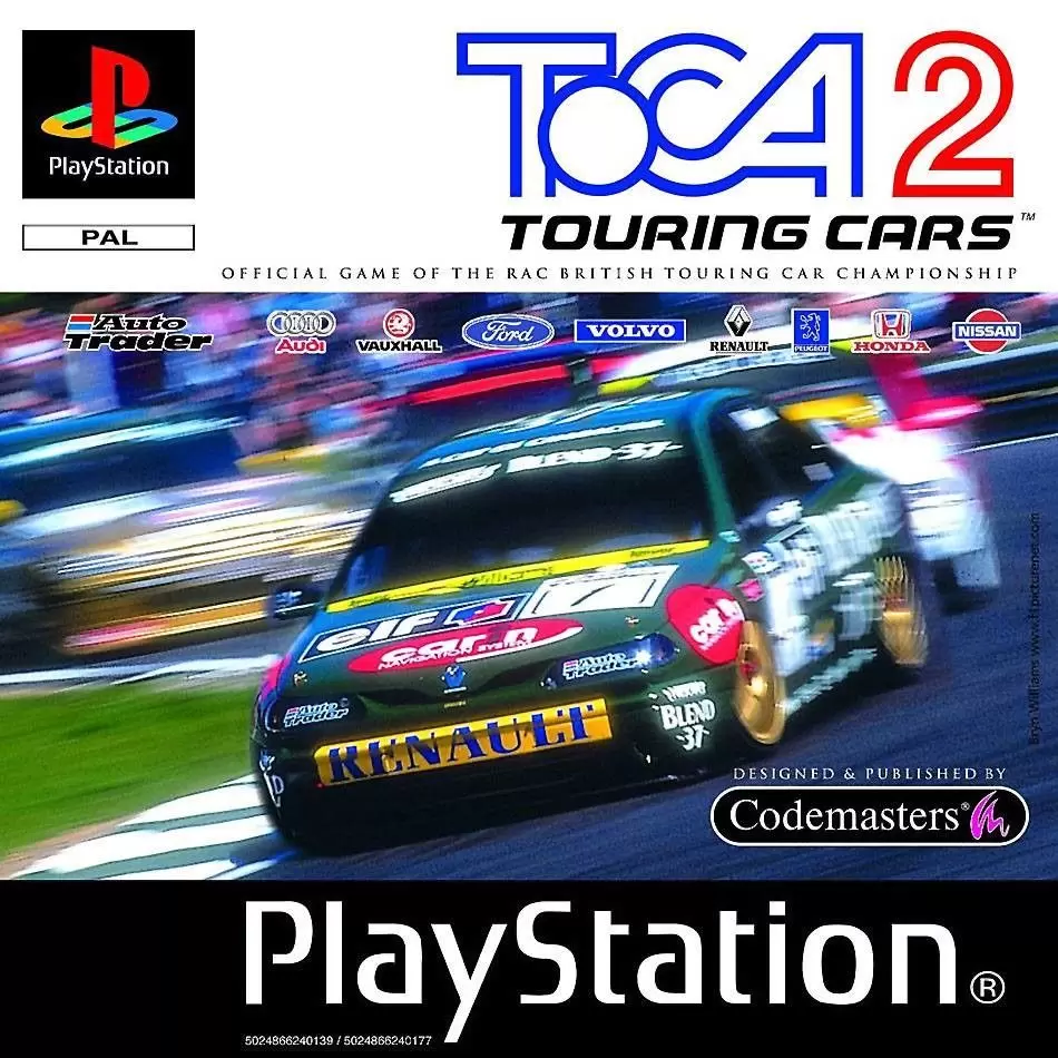 Playstation games - TOCA Touring Cars 2