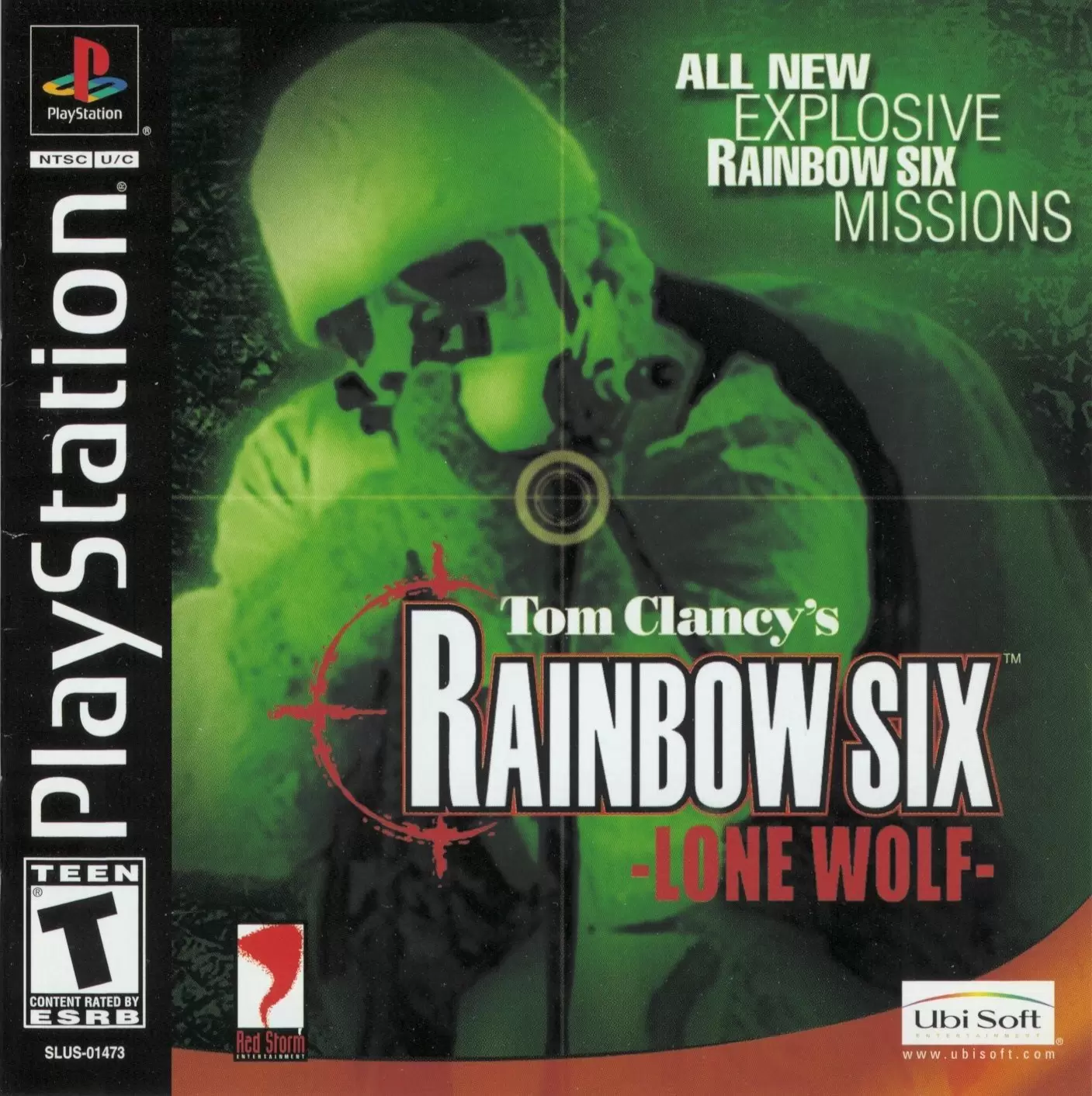 Jeux Playstation PS1 - Tom Clancy\'s Rainbow Six: Lone Wolf