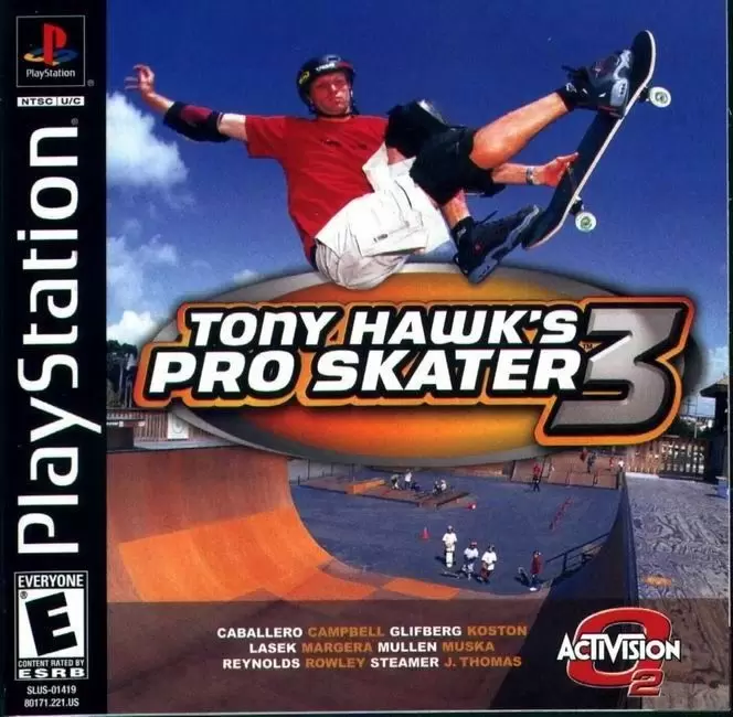 Jeux Playstation PS1 - Tony Hawk\'s Pro Skater 3