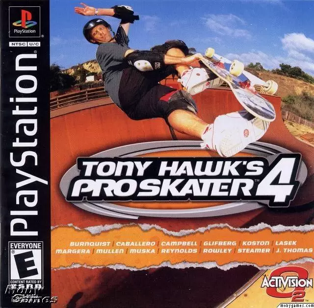 Playstation games - Tony Hawk\'s Pro Skater 4