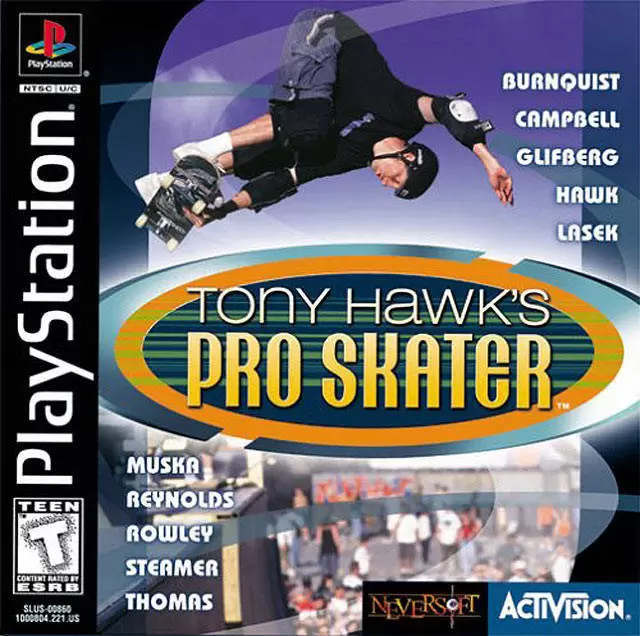 Jeux Playstation PS1 - Tony Hawk\'s Pro Skater