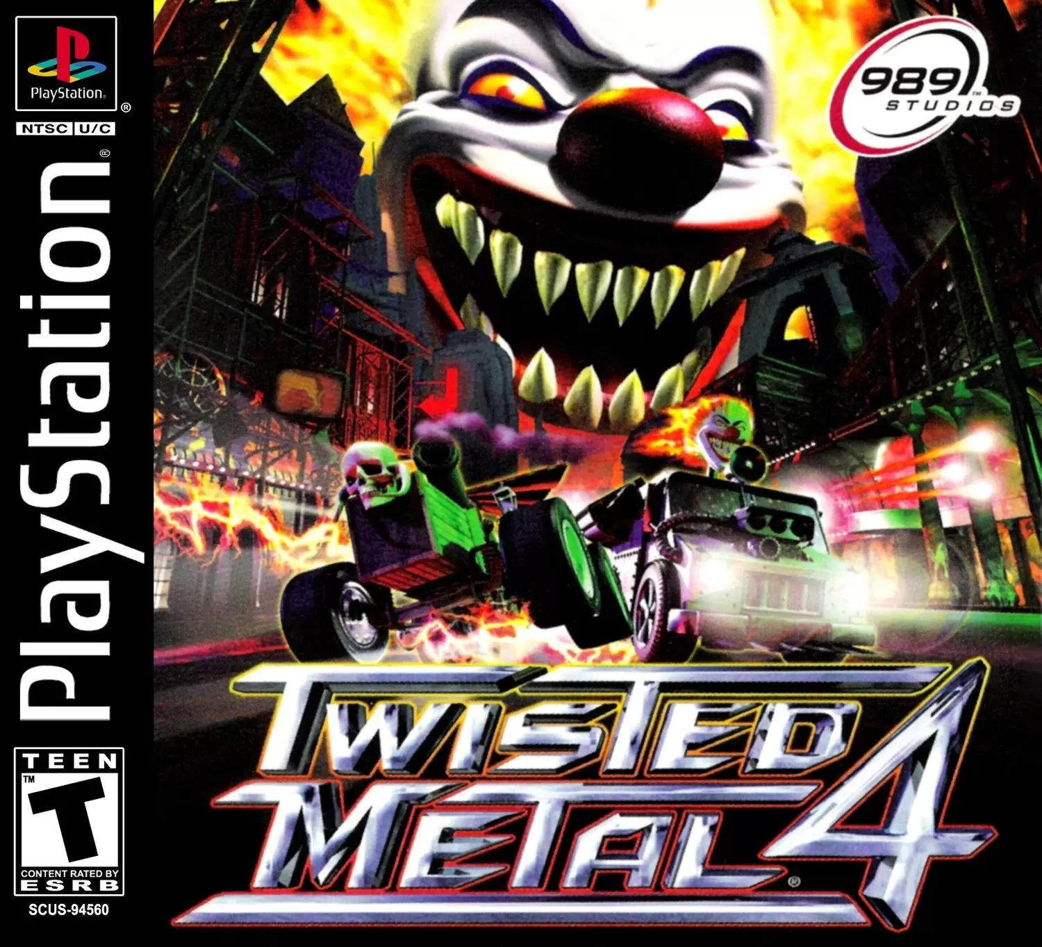 Jeux Playstation PS1 - Twisted Metal 4