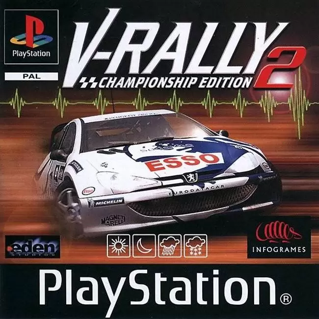 Jeux Playstation PS1 - V-Rally 2: Championship Edition