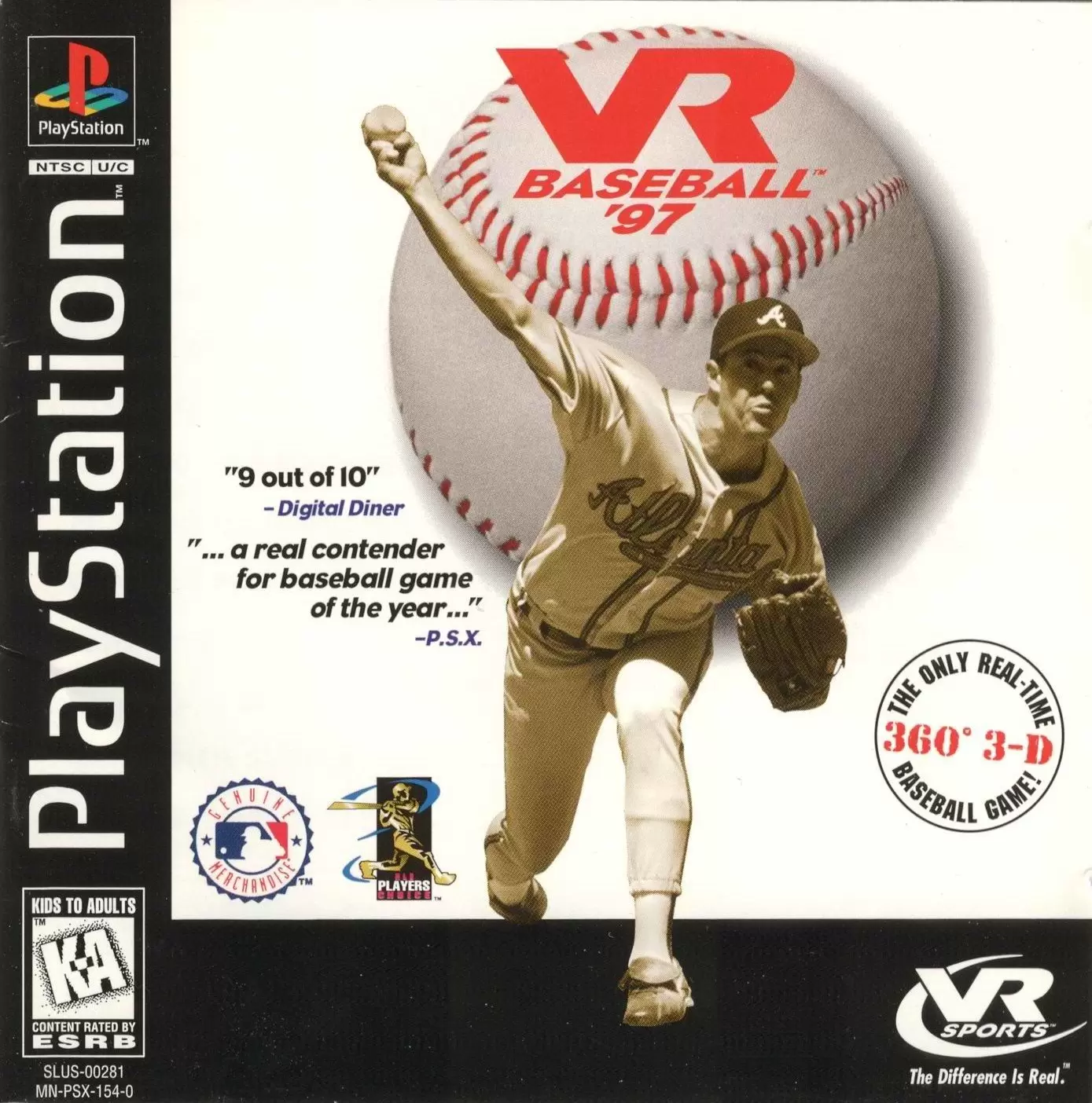 Playstation games - VR Baseball \'97