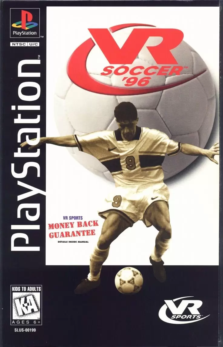 Playstation games - VR Soccer \'96