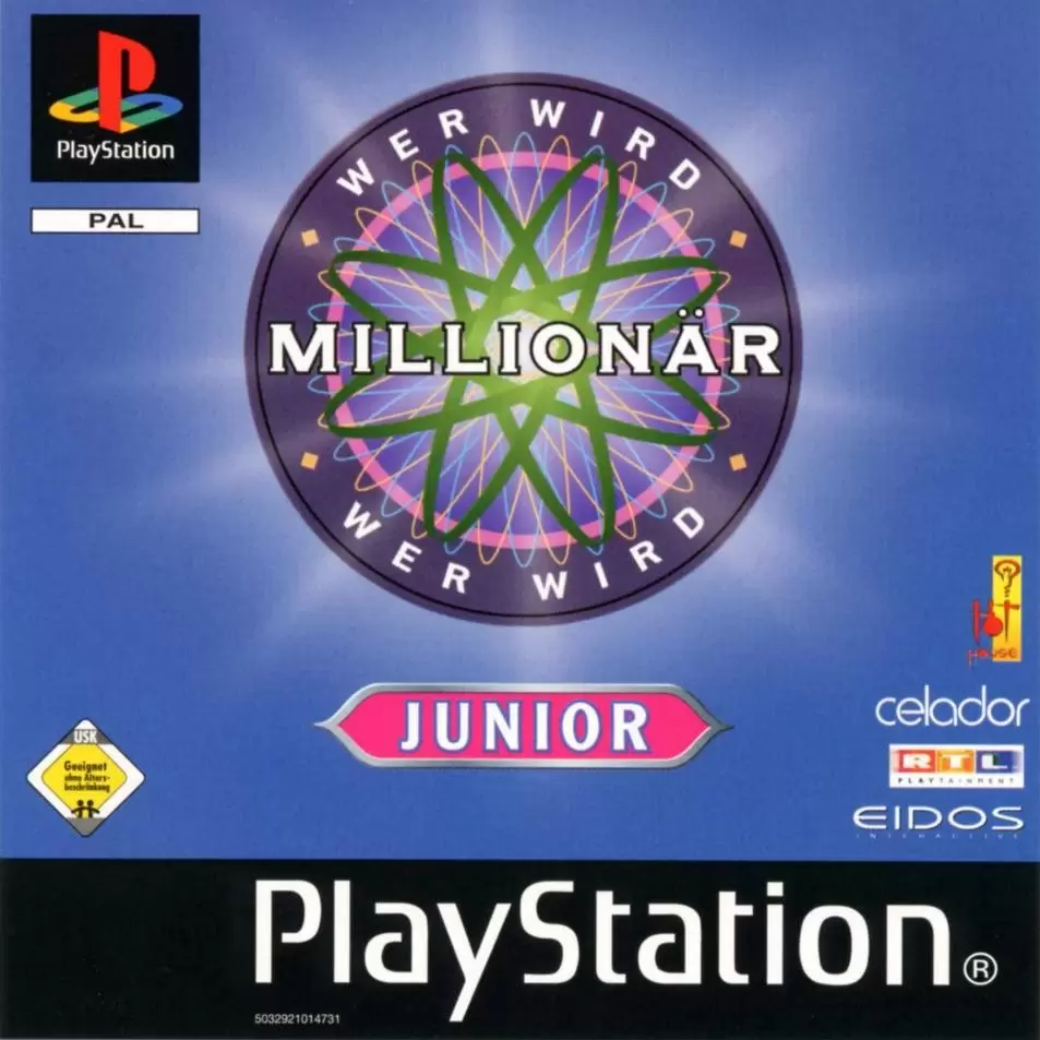 Jeux Playstation PS1 - Wer wird Millionär: Junior