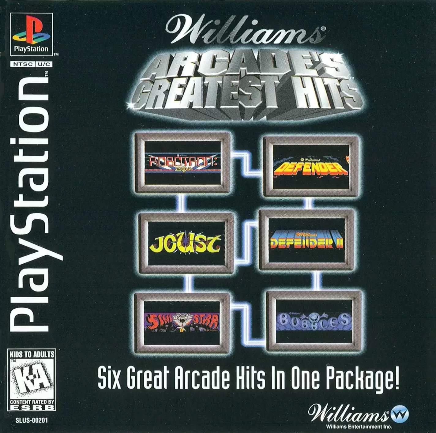 Playstation games - Williams Arcade\'s Greatest Hits