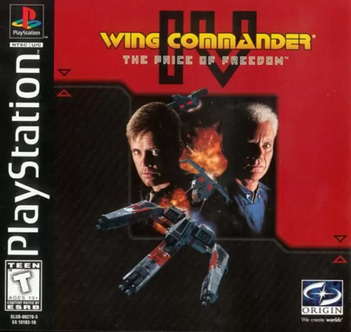 Playstation games - Wing Commander IV: The Price of Freedom