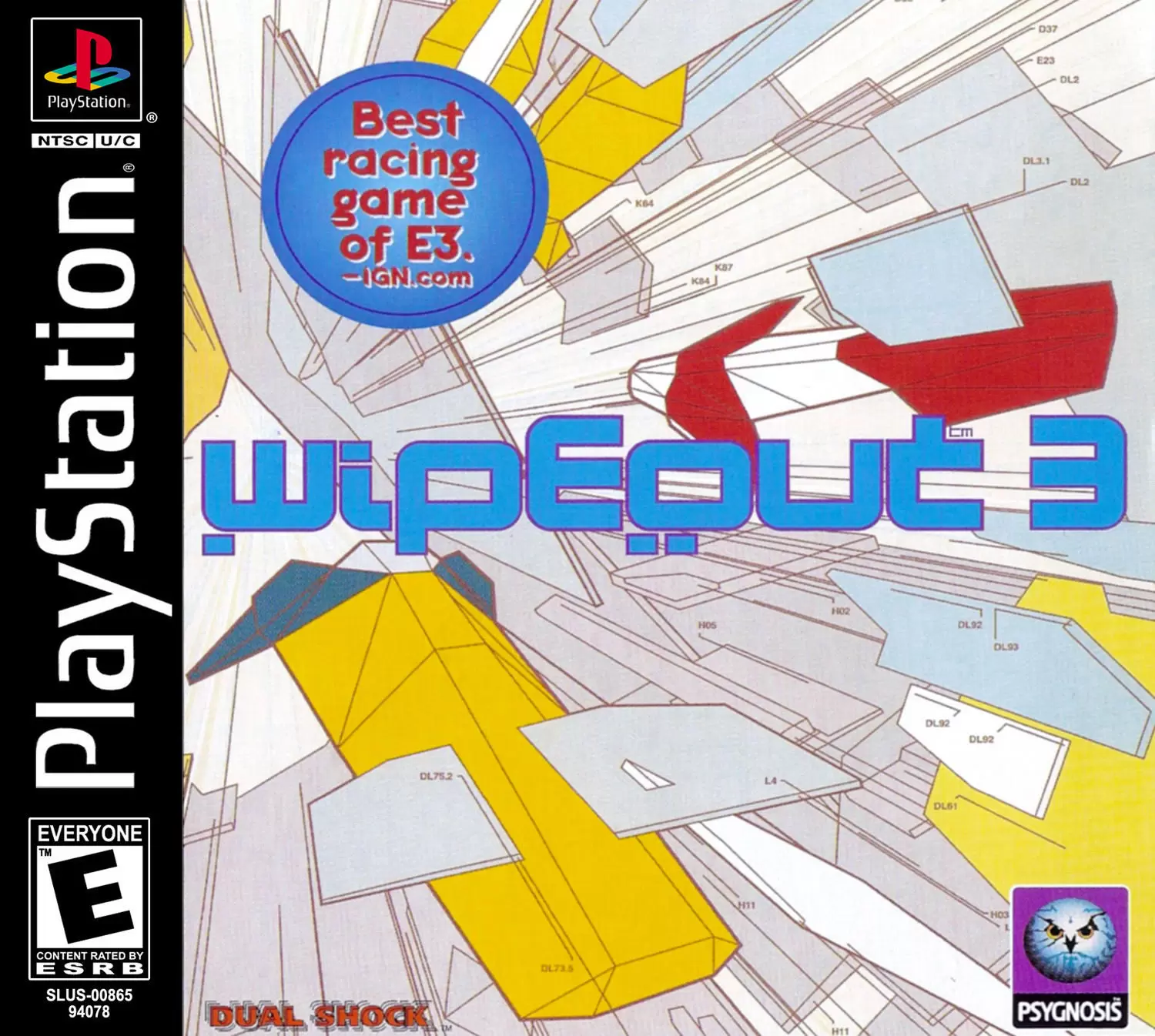Jeux Playstation PS1 - Wipeout 3
