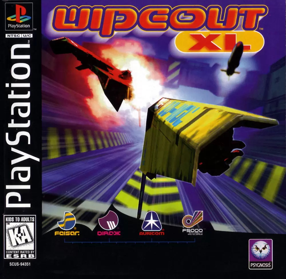 Playstation games - Wipeout XL
