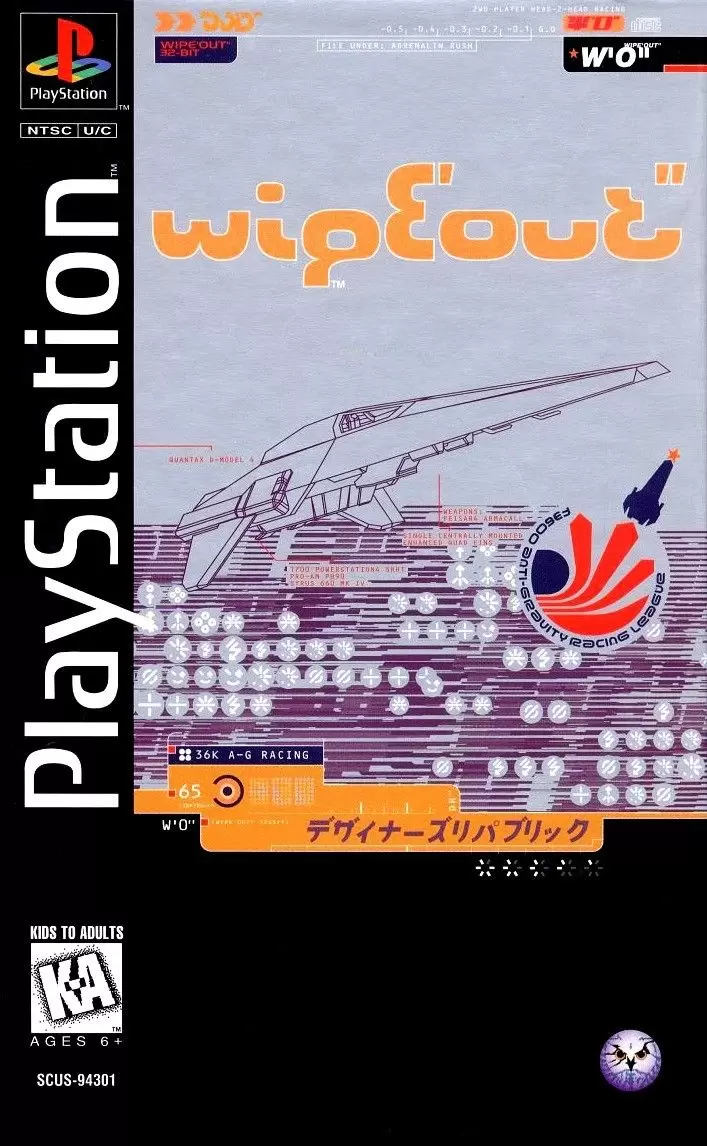 Jeux Playstation PS1 - Wipeout