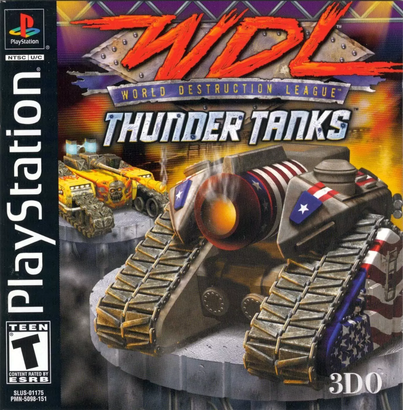 Jeux Playstation PS1 - World Destruction League: Thunder Tanks