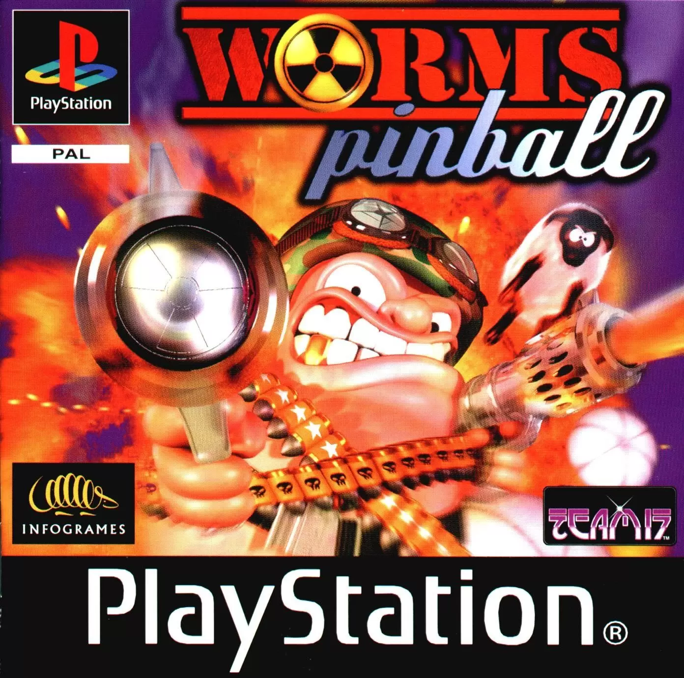 Jeux Playstation PS1 - Worms Pinball