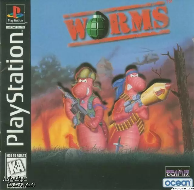 Jeux Playstation PS1 - Worms