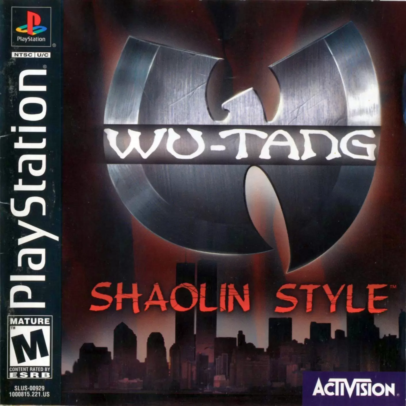 Playstation games - Wu-Tang Shaolin Style
