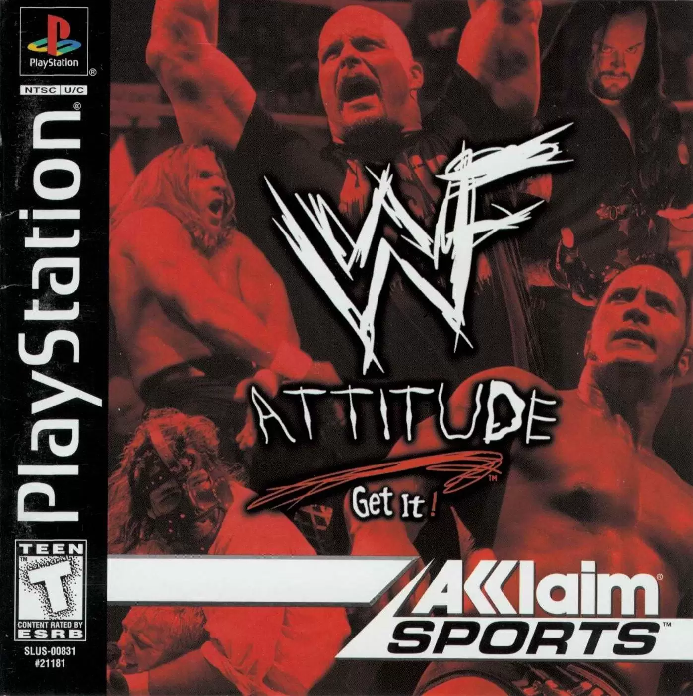 Jeux Playstation PS1 - WWF Attitude