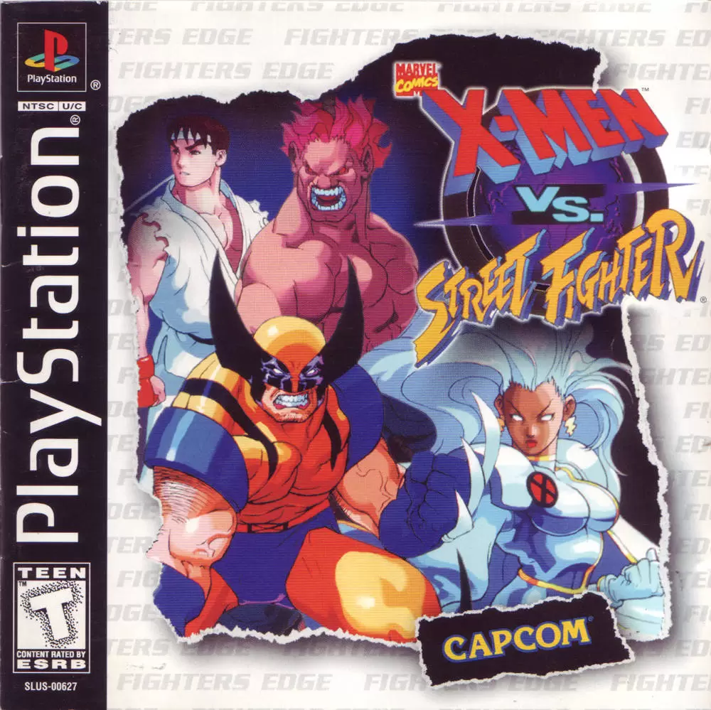 Jeux Playstation PS1 - X-Men vs. Street Fighter