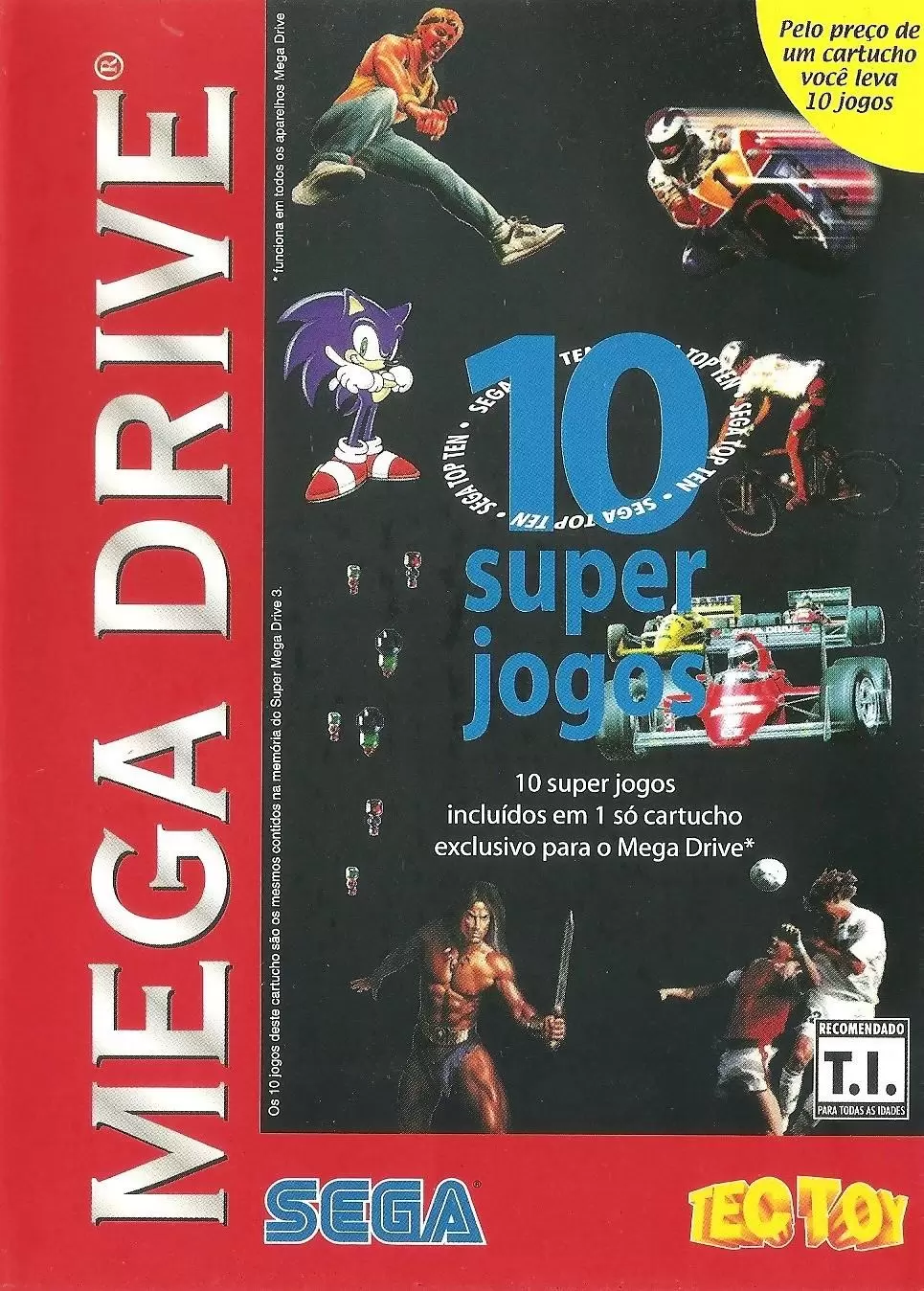 Jeux SEGA Mega Drive - 10 Super Jogos