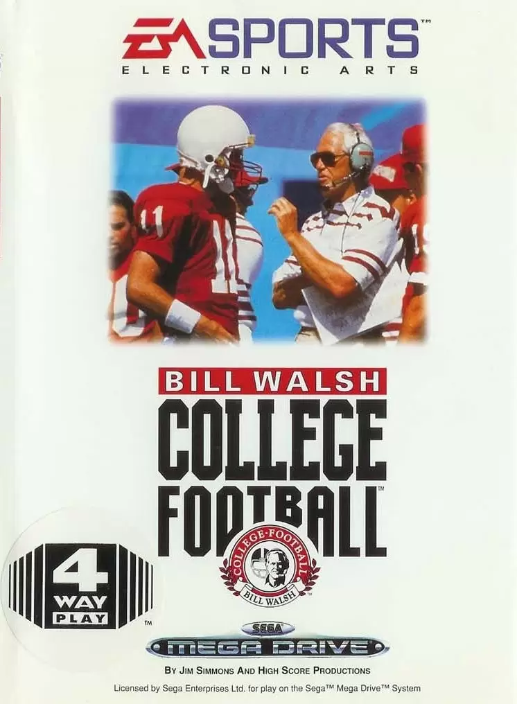 Sega Genesis Games - Bill Walsh College Football