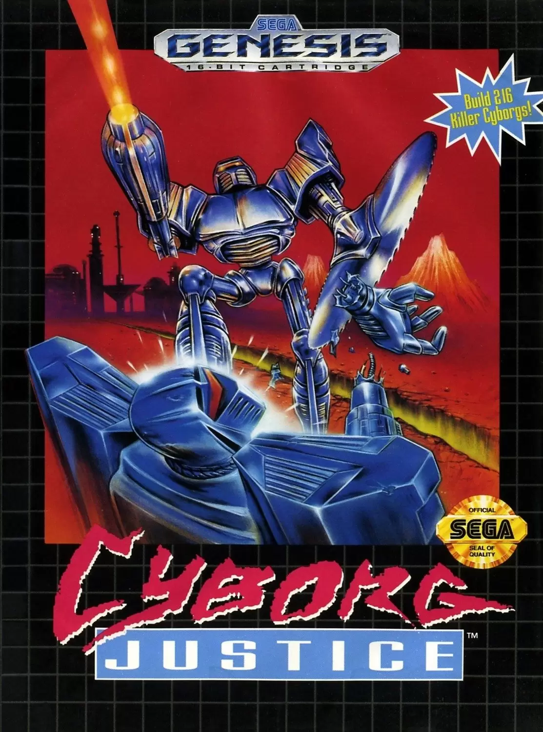 Sega Genesis Games - Cyborg Justice