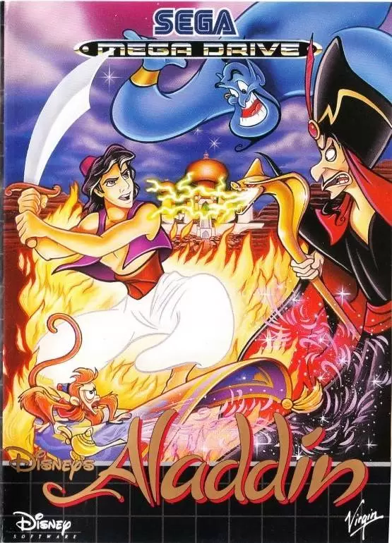 Jeux SEGA Mega Drive - Disney\'s Aladdin