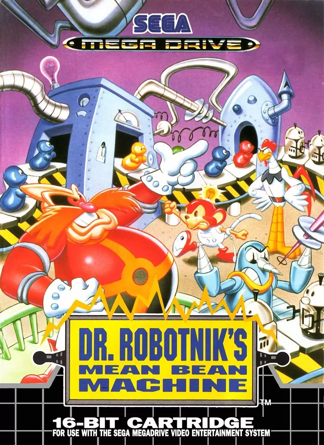 Sega Genesis Games - Dr. Robotnik\'s Mean Bean Machine