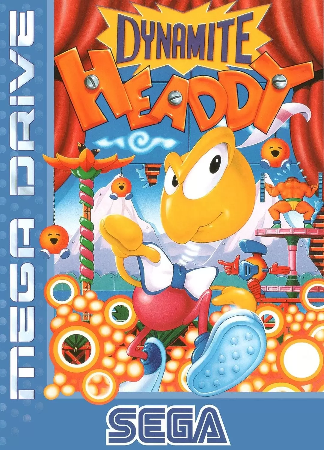 EUR - Jeux Mega Drive Européens - Dynamite Headdy