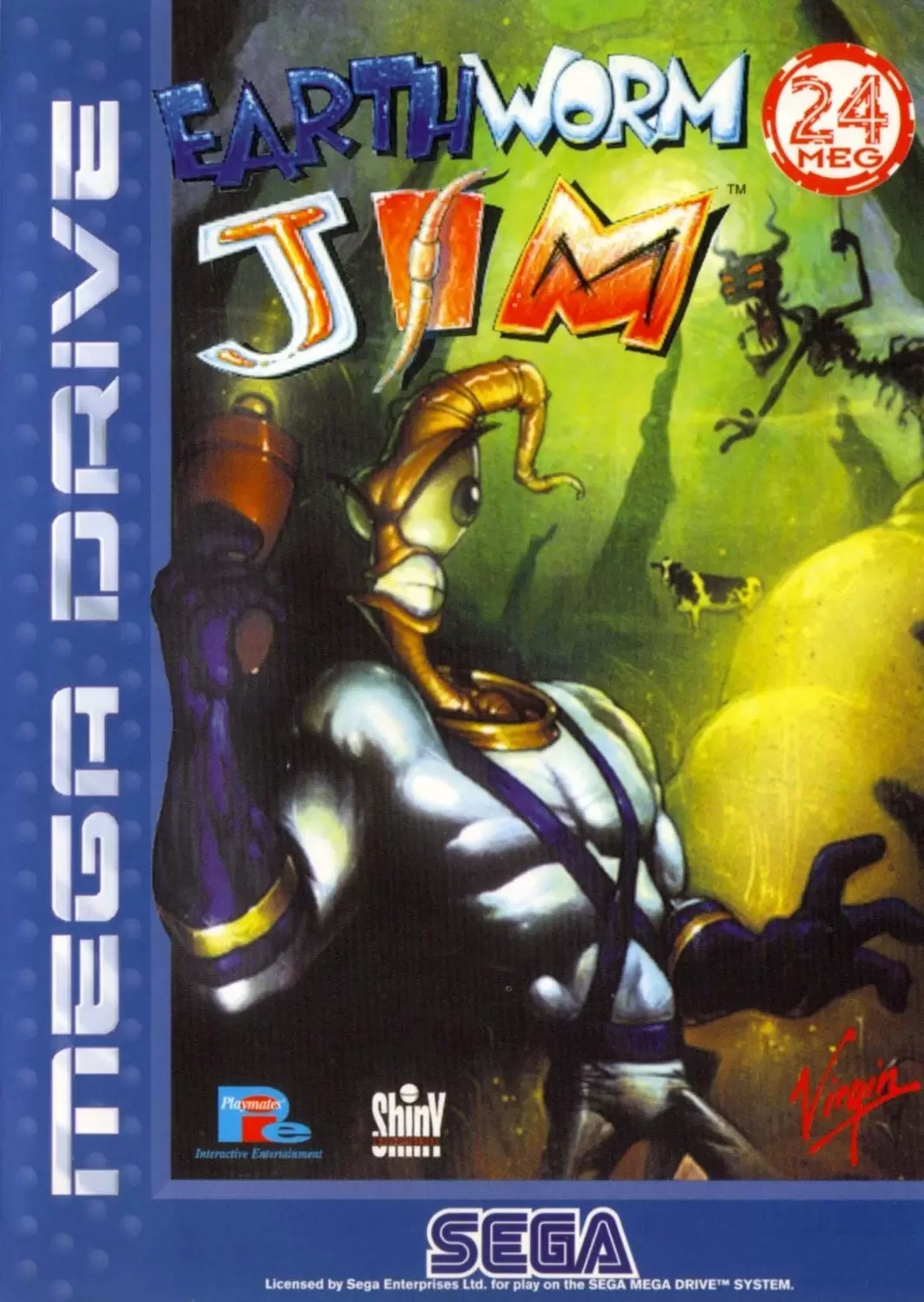 Jeux SEGA Mega Drive - Earthworm Jim