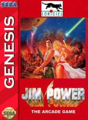 US - Sega Genesis Games - Jim Power: The Arcade Game