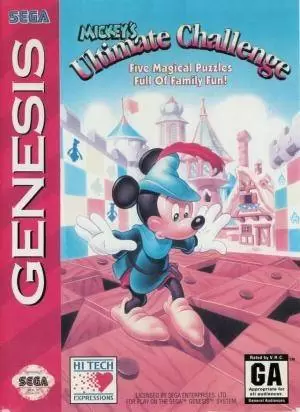 Sega Genesis Games - Mickey\'s Ultimate Challenge