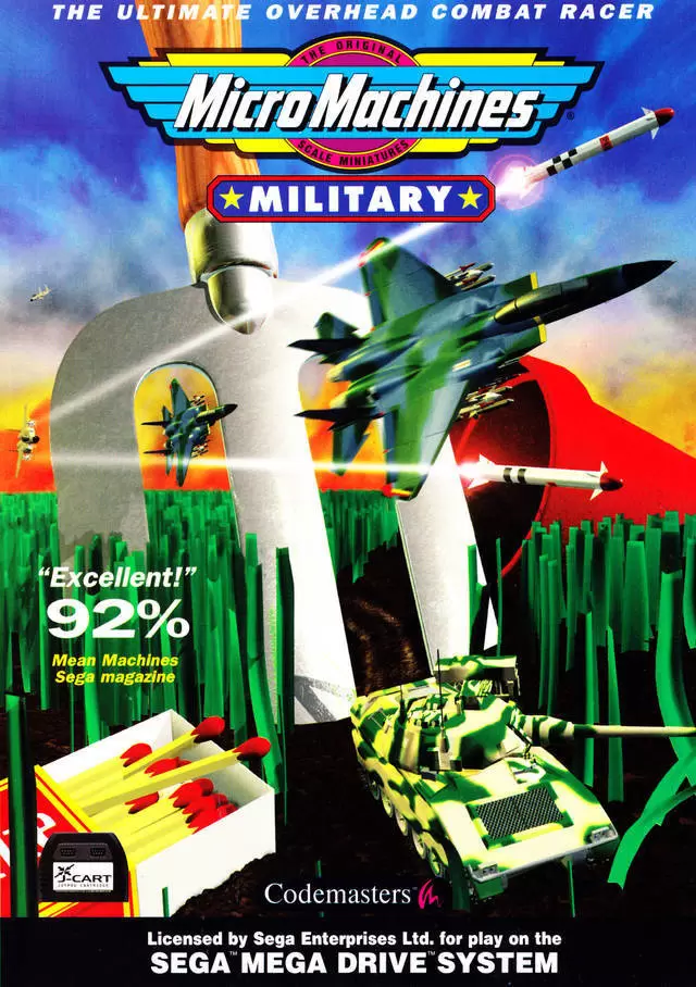 Jeux SEGA Mega Drive - Micro Machines Military - It\'s A Blast!
