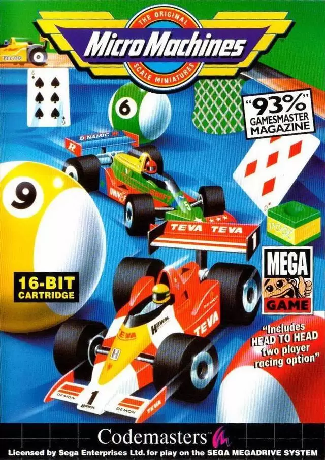 Jeux SEGA Mega Drive - Micro Machines