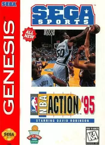 Sega Genesis Games - NBA Action \'95