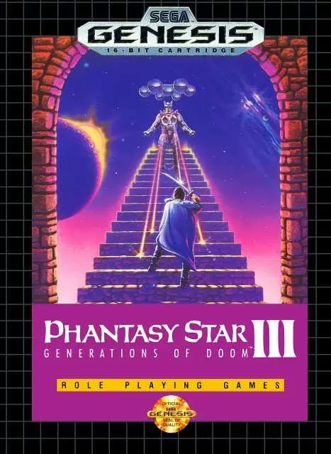 Jeux SEGA Mega Drive - Phantasy Star III: Generations of Doom