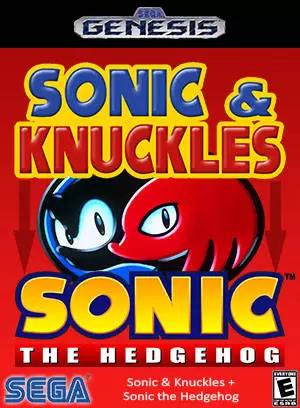 US - Jeux SEGA Genesis - Sonic & Knuckles + Sonic the Hedgehog