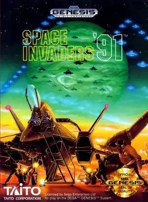 Sega Genesis Games - Space Invaders \'91