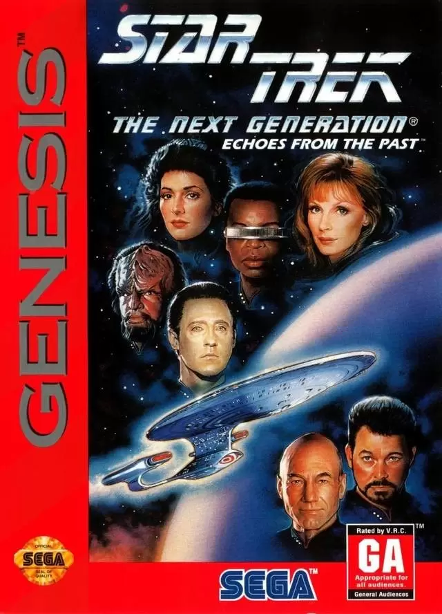 Jeux SEGA Mega Drive - Star Trek: The Next Generation - Echoes from the Past