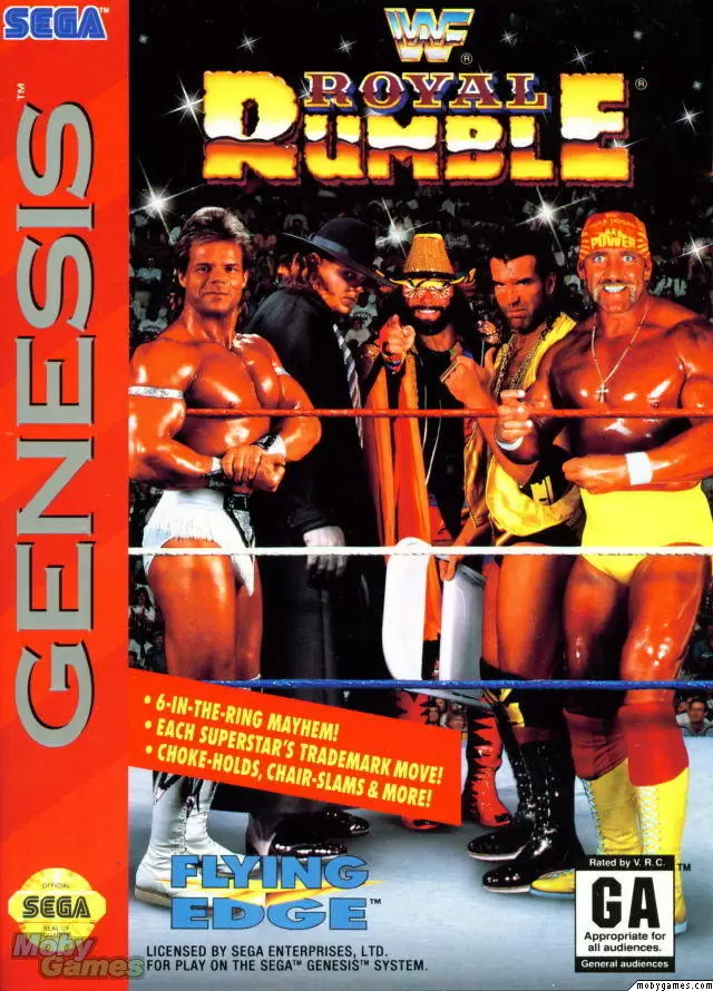 Jeux SEGA Mega Drive - WWF Royal Rumble